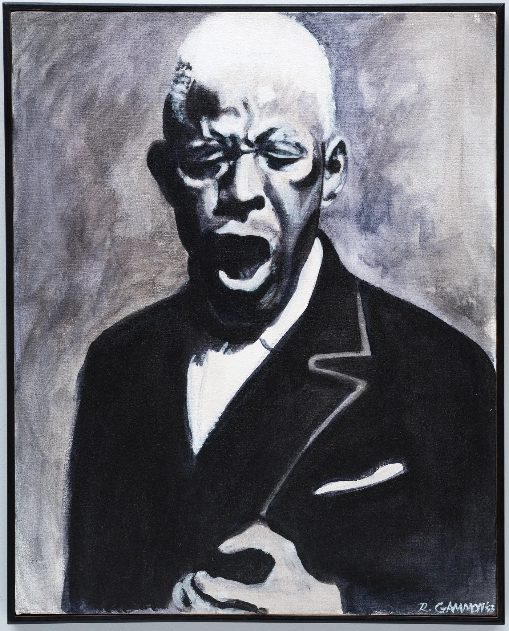 Roland Hayes (portrait of a singer)