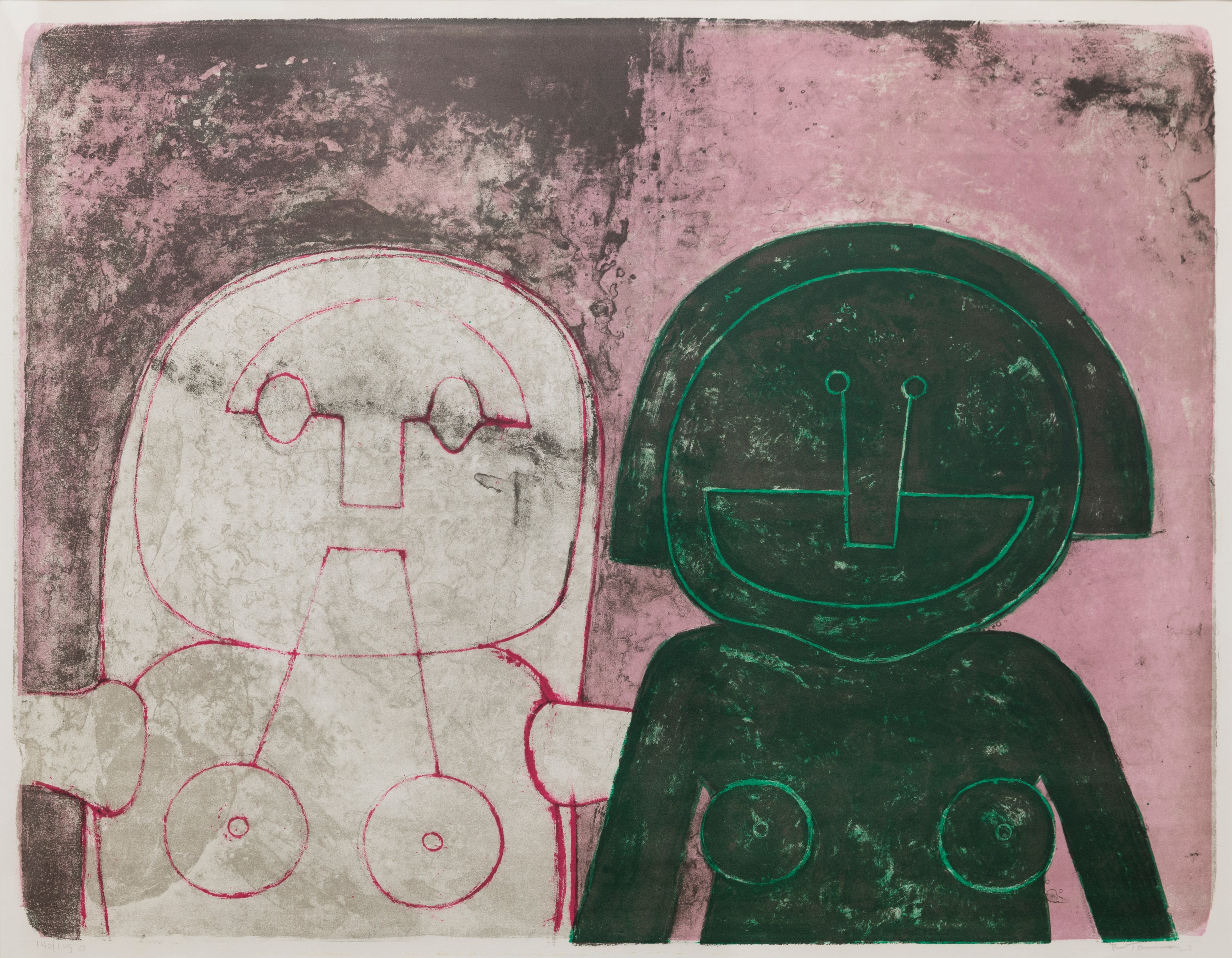 Two Females - Rufino Tamayo