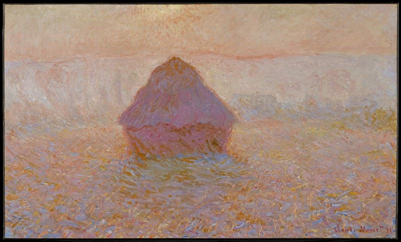 Grainstack, Sun in the Mist
