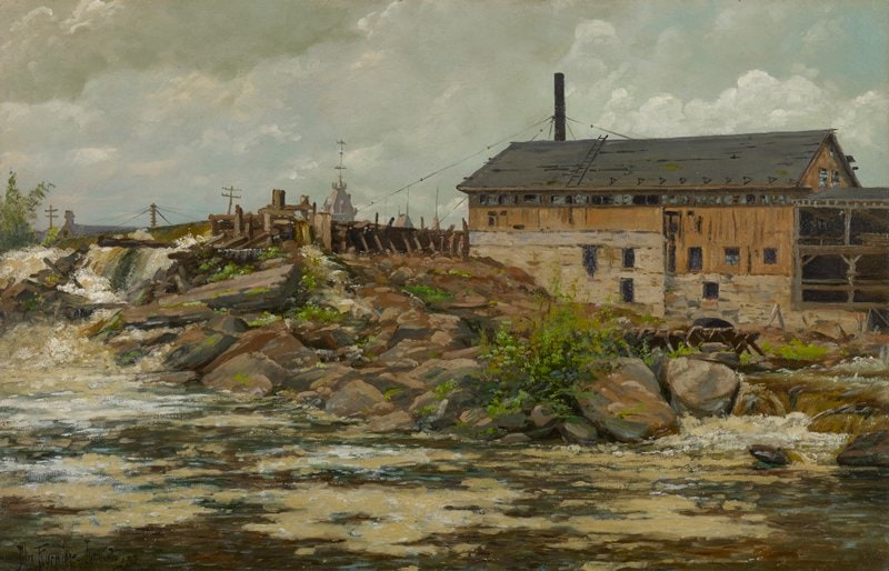 Farnham's Mill at St. Anthony Falls, Minneapolis