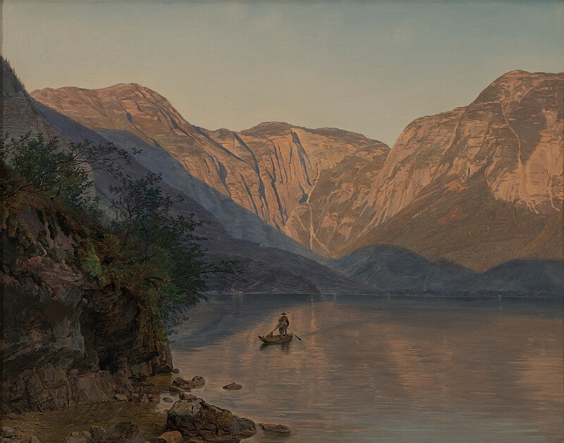Mountains over Lake Hallstatt