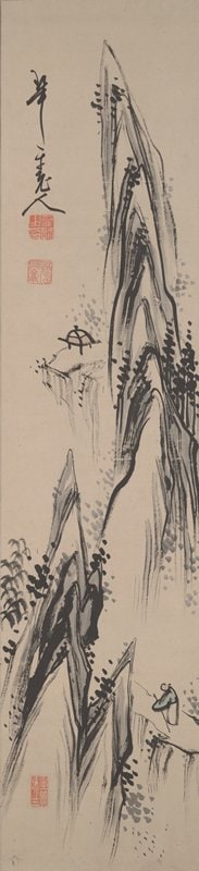 Landscape with Scholar and Empty Pavilion