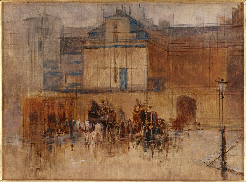Corner of the Place de la Bourse