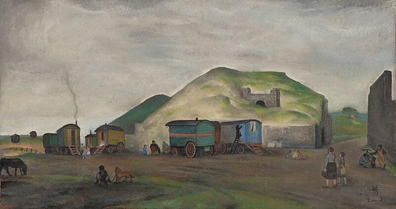 Caravan in Front of a Hill (La caravane devant la colline)