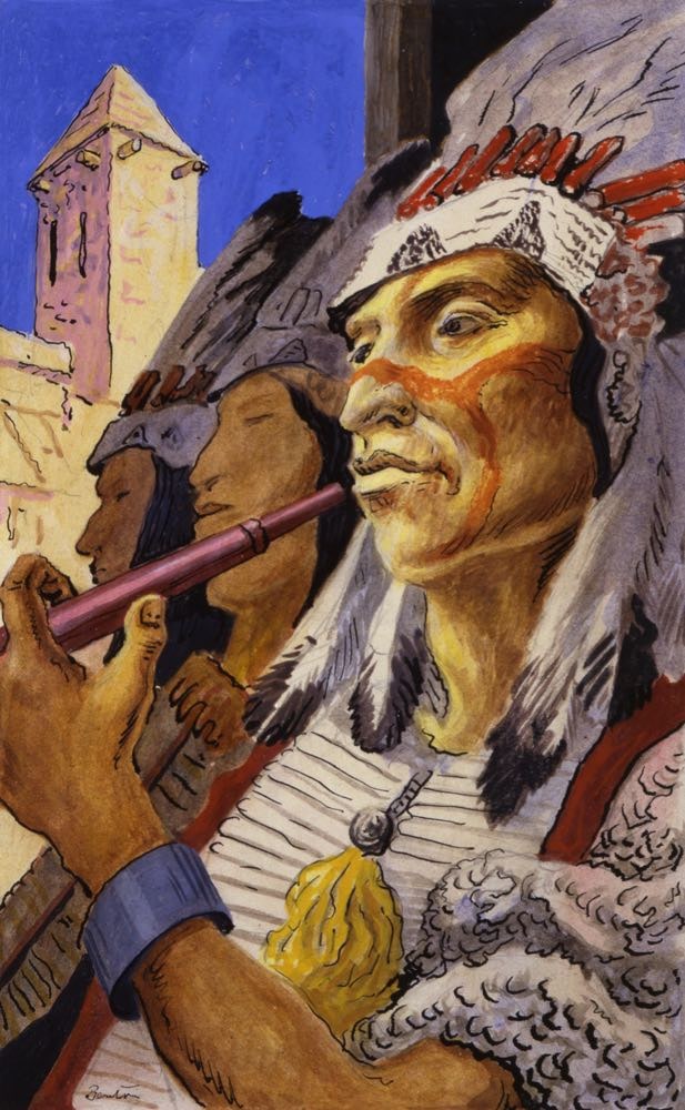 The Chief and His Pipe