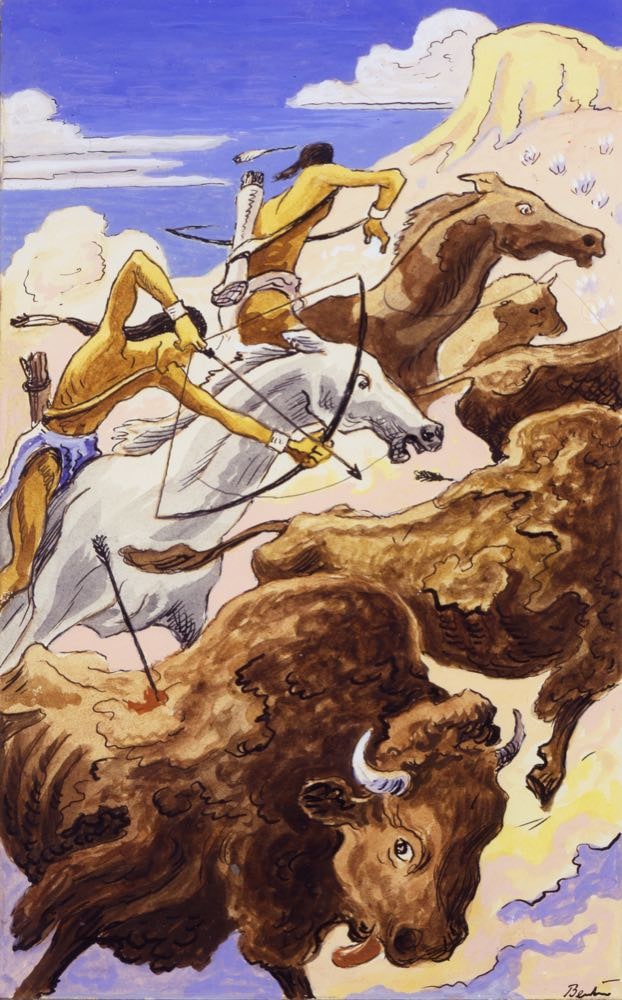 Indian Buffalo Hunt