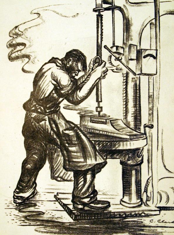 Drilling a Breech-Block