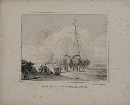 (Fishing Boats on the Coast)