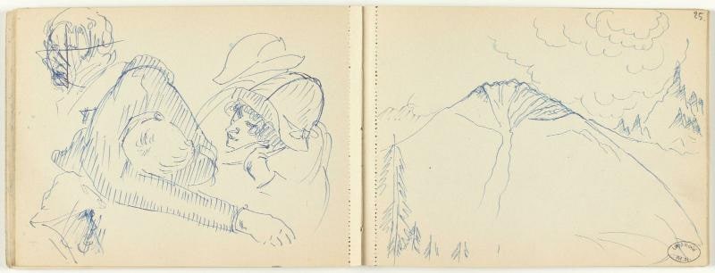 Etude de personnages
Crêtes de montagnes