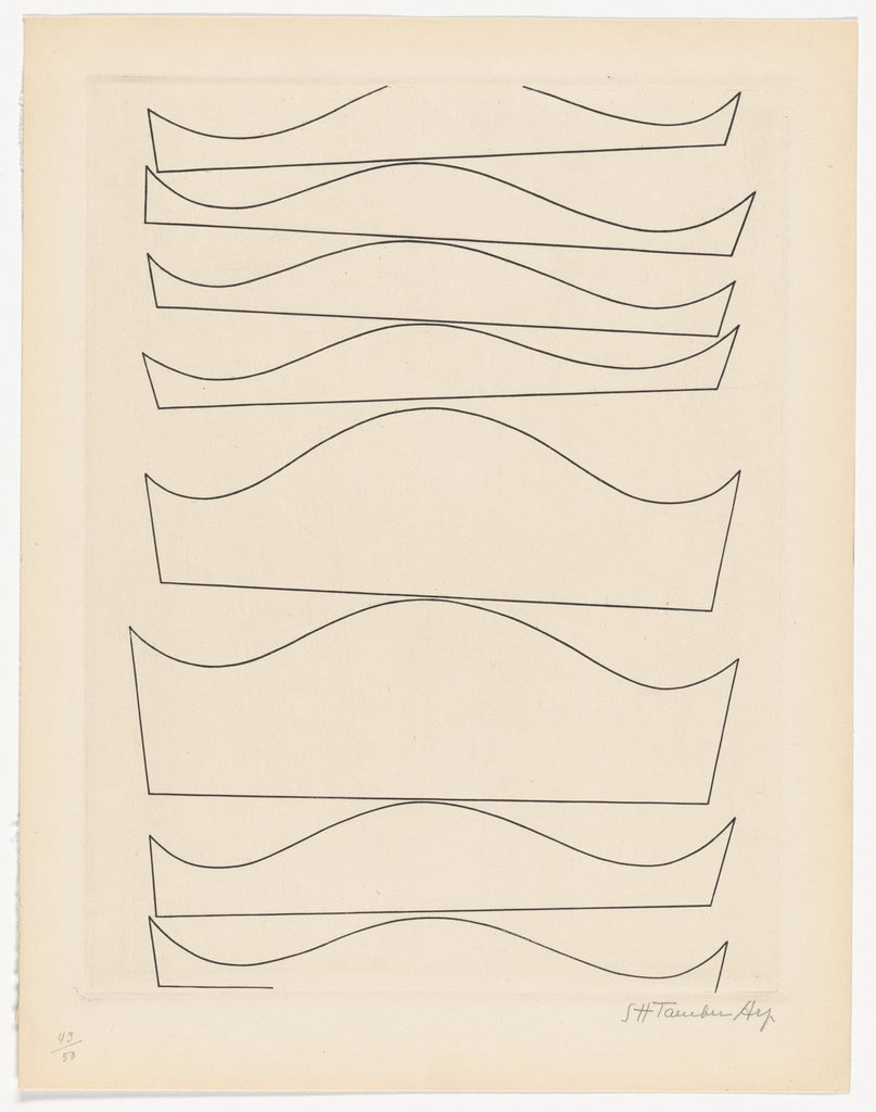 Plate (folio 43) from 23 Gravures