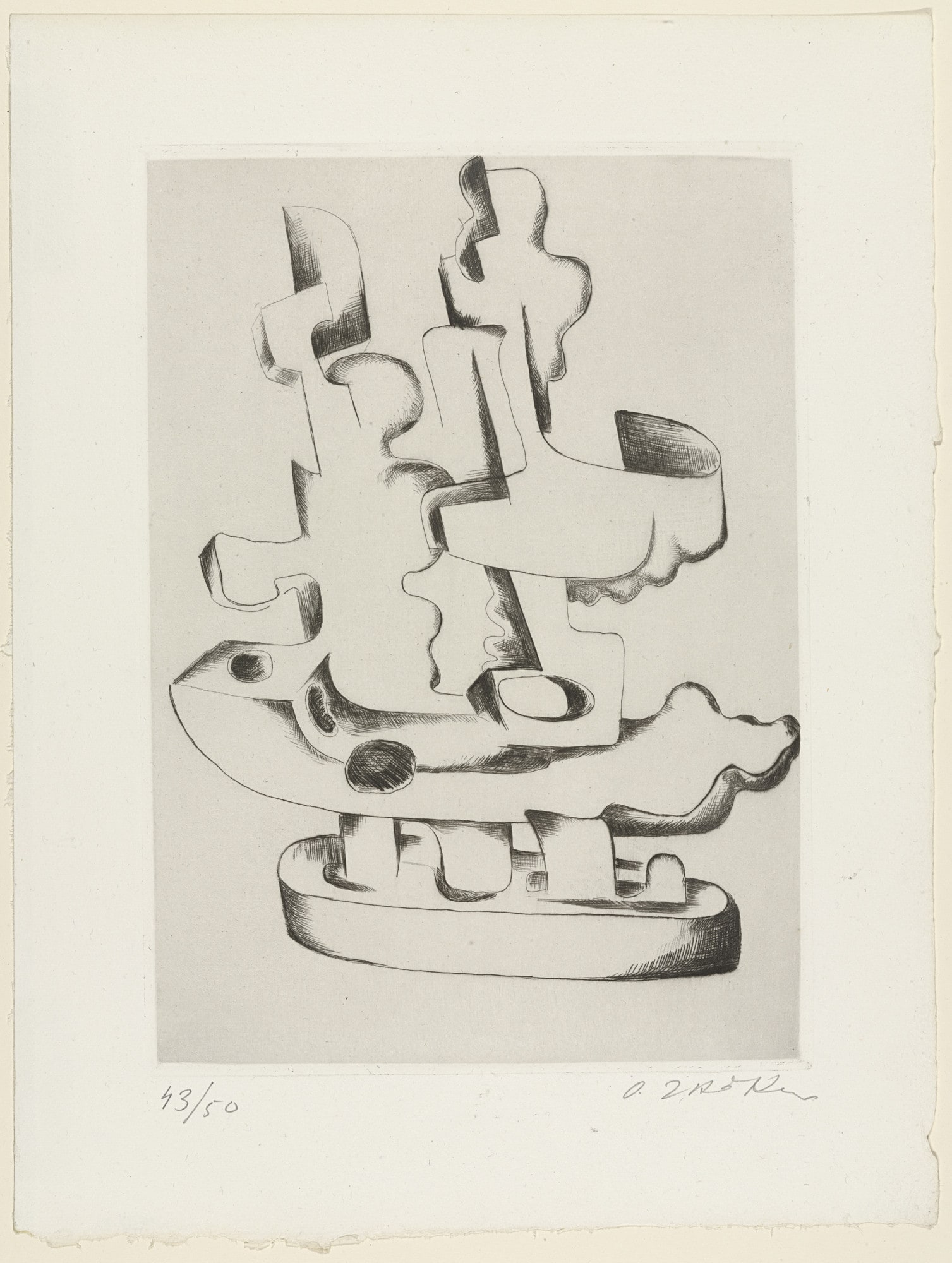 Plate (folio 49) from 23 Gravures