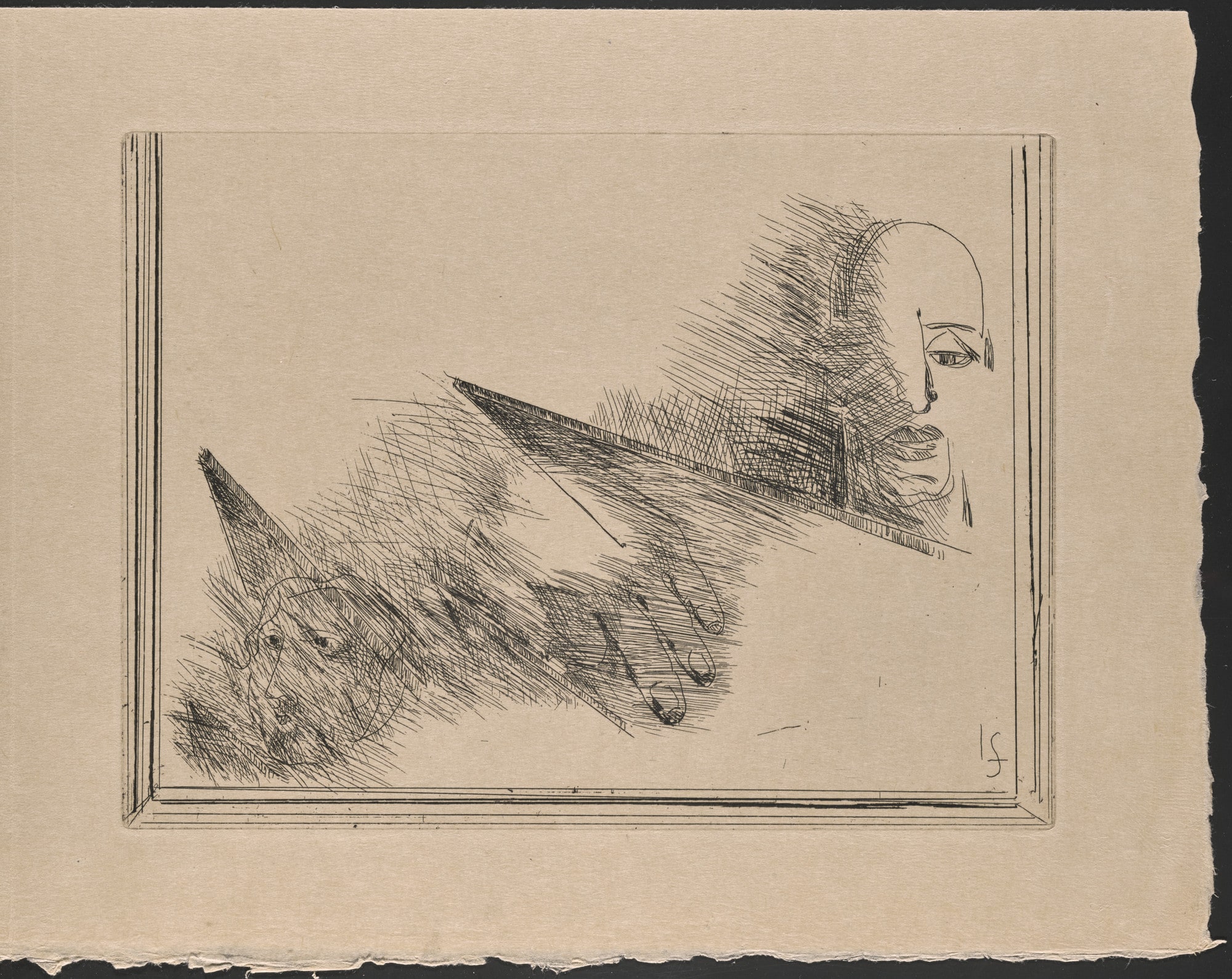 Plate (folio 46) from Hommage à Roger Lacourière