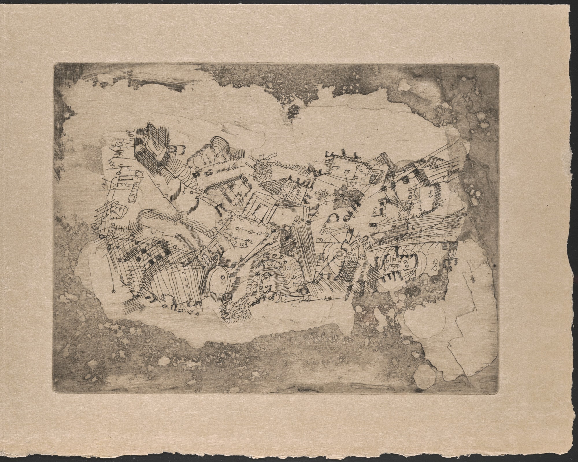 Plate (folio 10) from Hommage à Roger Lacourière