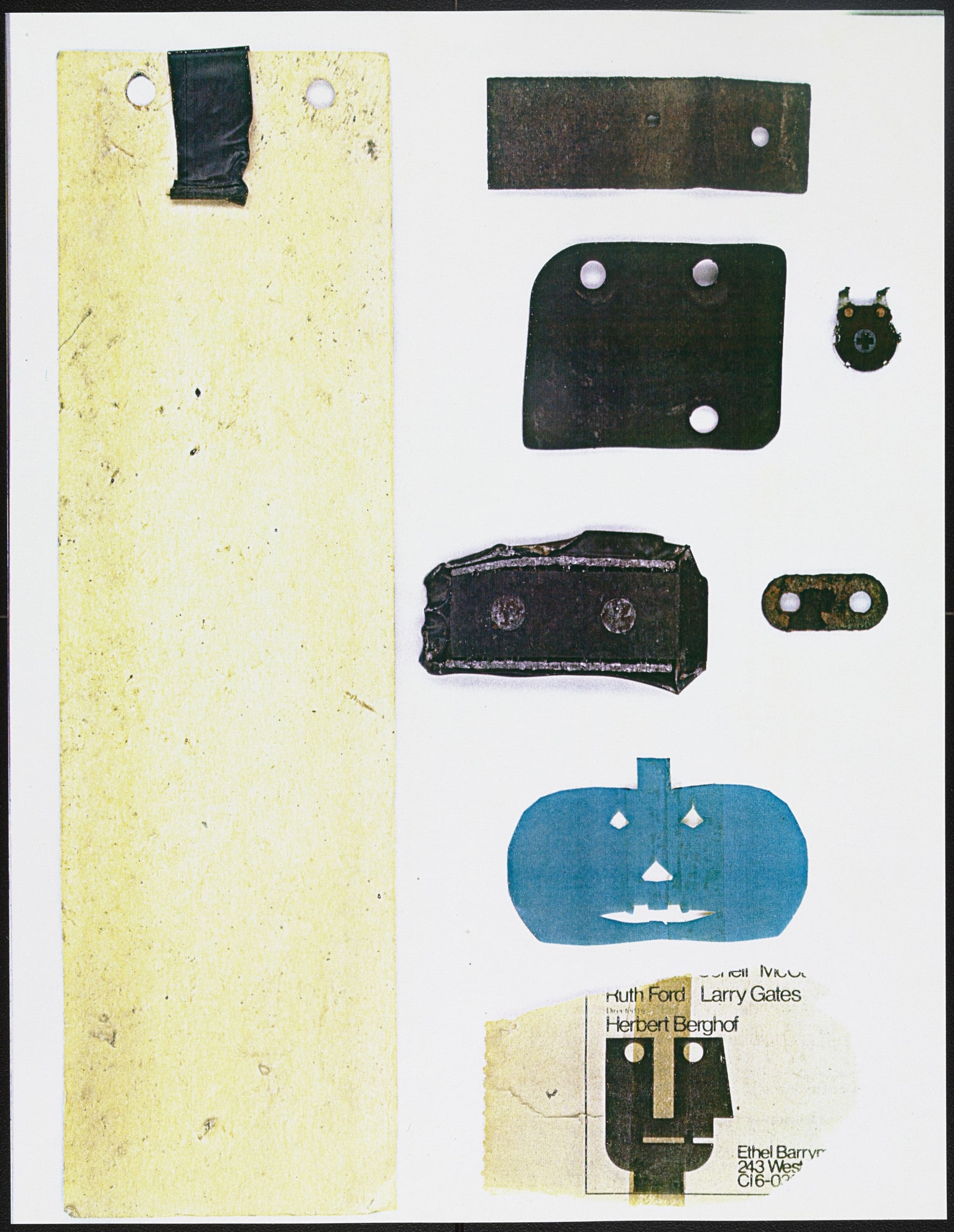 Untitled from Found Masks 1975–1978