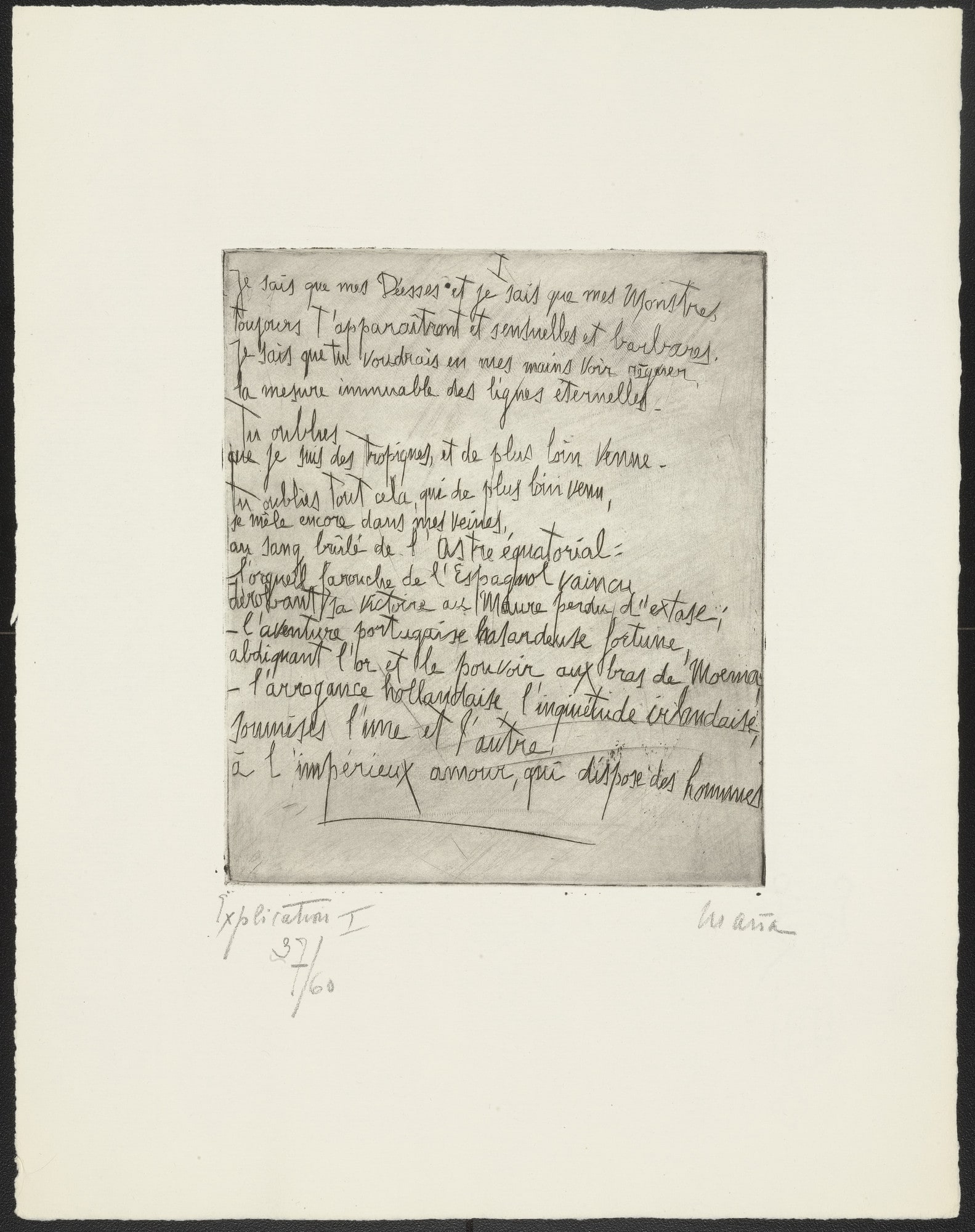 Explanation I (Explication I) from Maria 1946