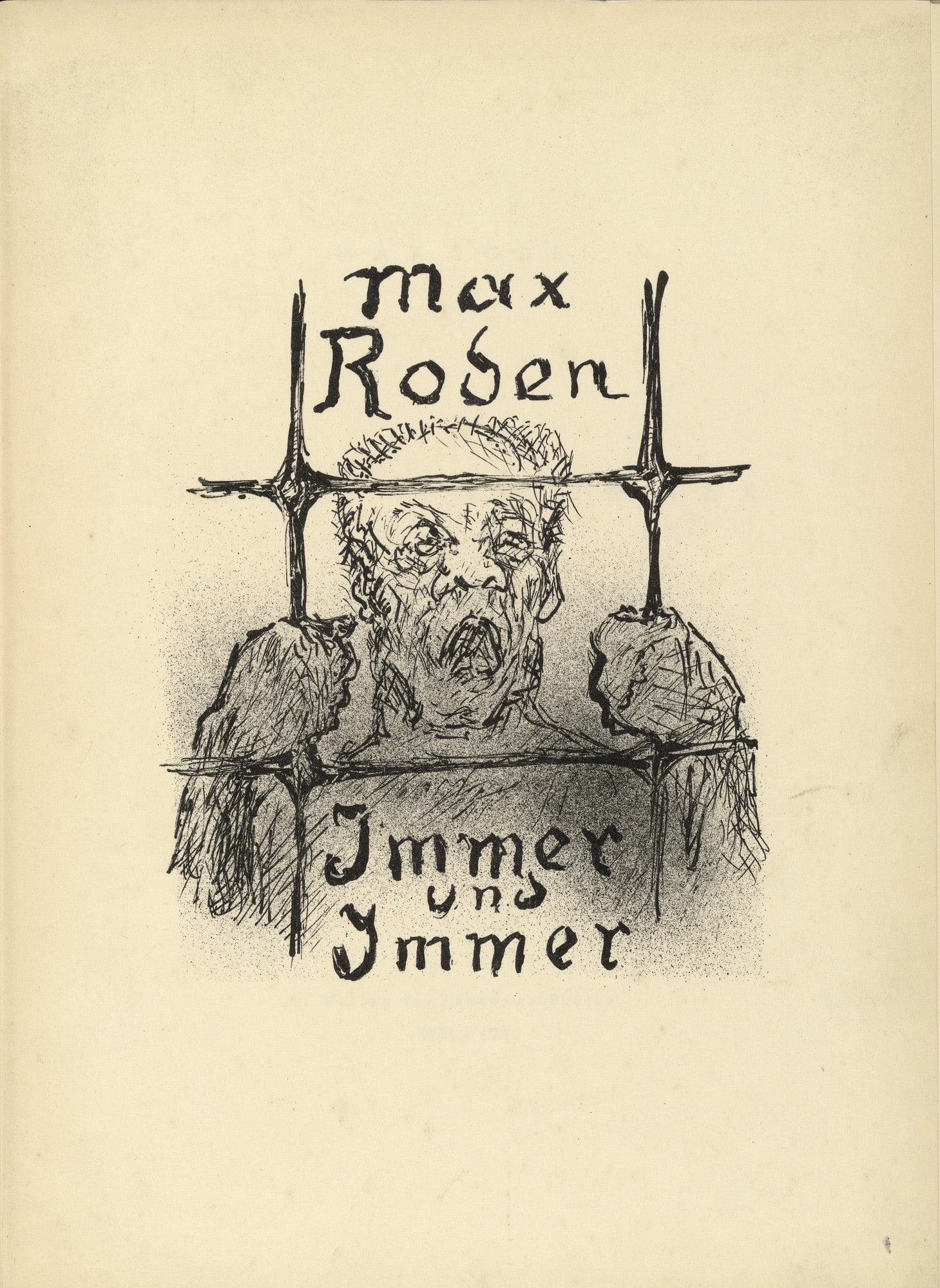 Untitled (title page) from Immer und Immer (Again and Again)