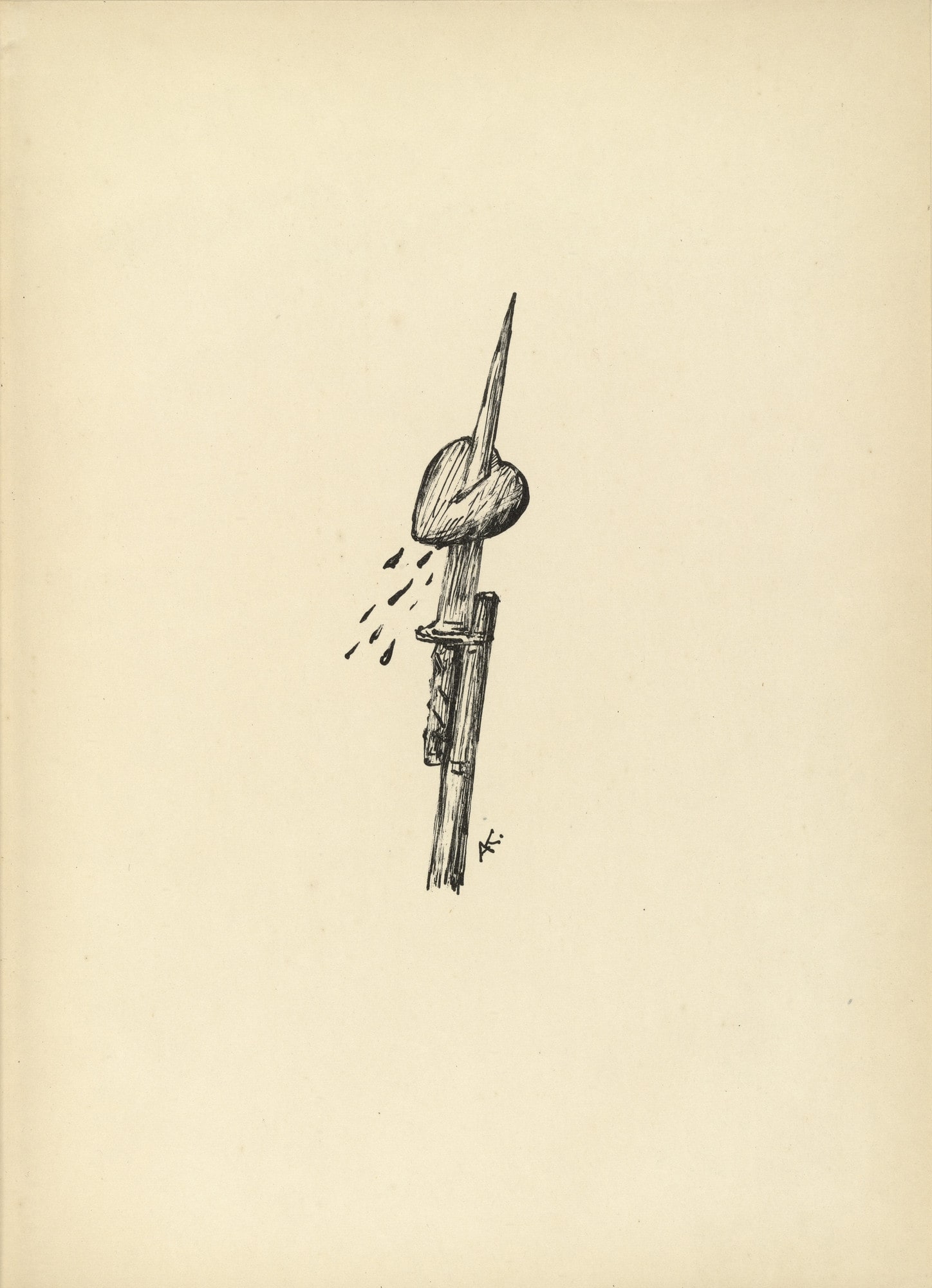 Untitled (vignette, folio 5) from Immer und Immer (Again and Again)