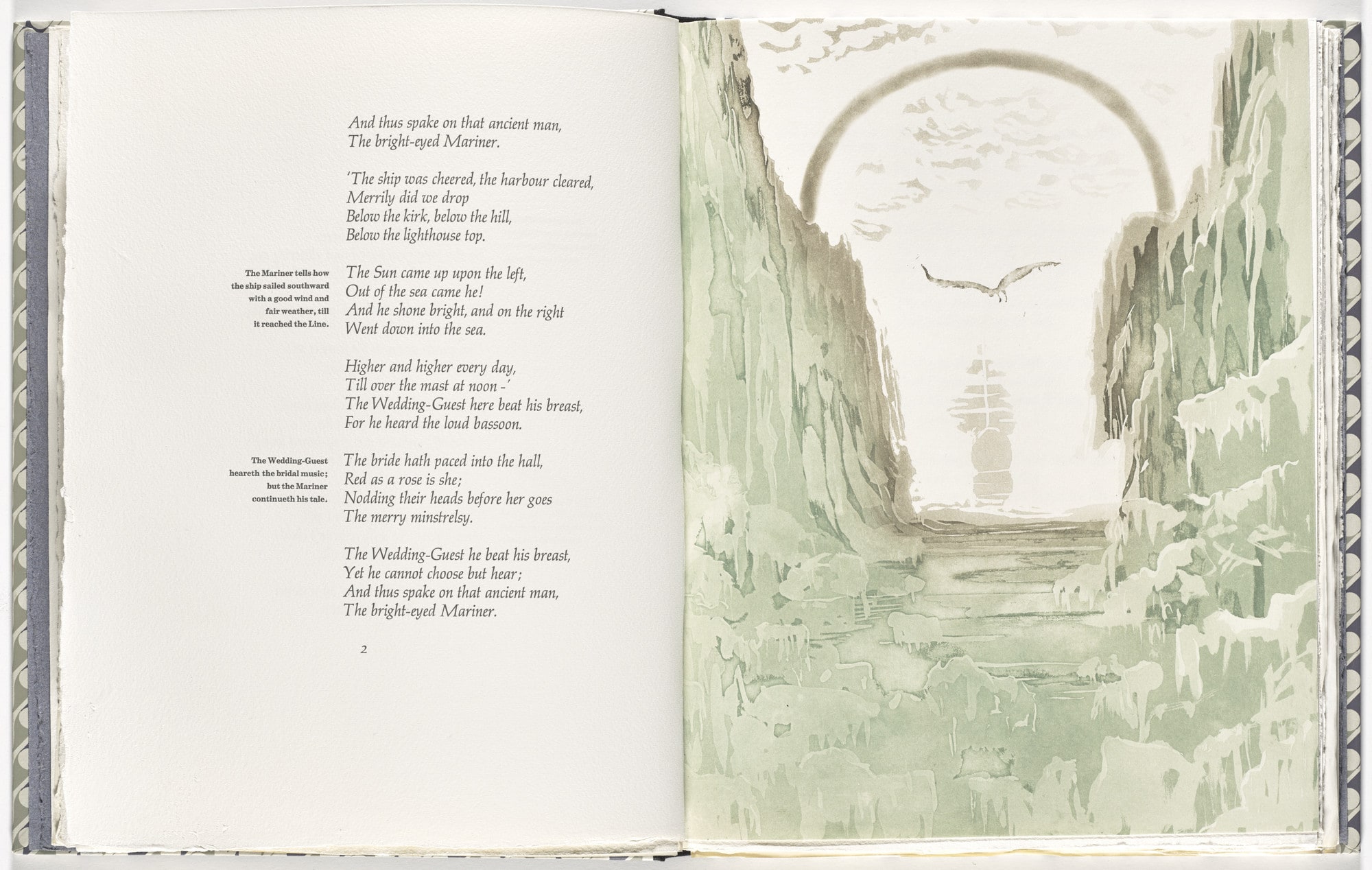 And Ice, Mast-High, Came Floating by, as Green as Emerald from The Rime of the Ancient Mariner
