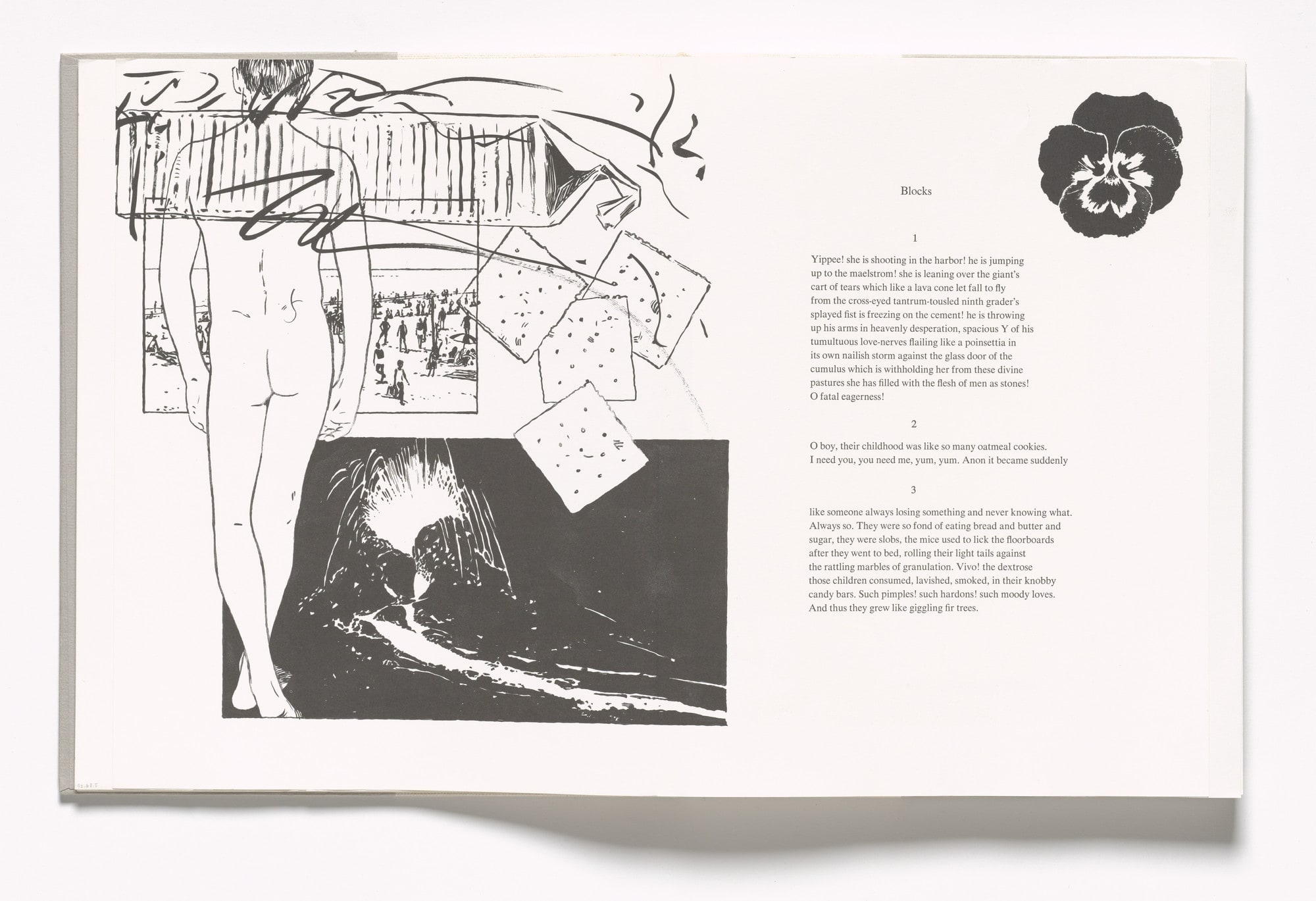 In-text plate (folios 17 verso and 18 recto) from In Memory of My Feelings