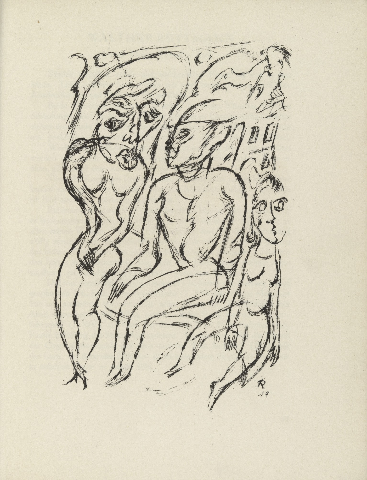 Plate (facing page 40) from Das graphische Jahrbuch (The Print Yearbook)