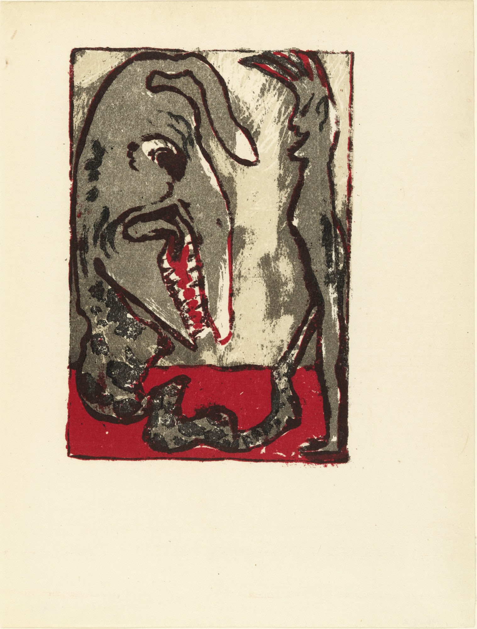 Mythical Creatures (Fabelwesen) from Das graphische Werk von Emil Nolde 1910-1925