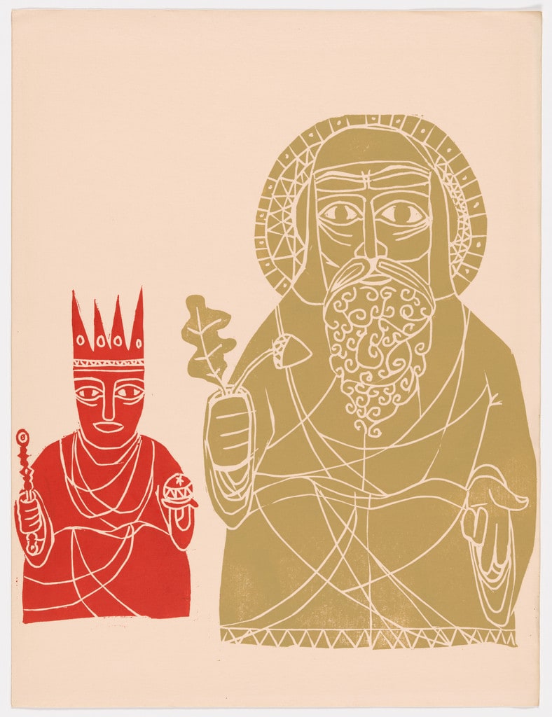 Plate (folio 9) from The Psalm Book