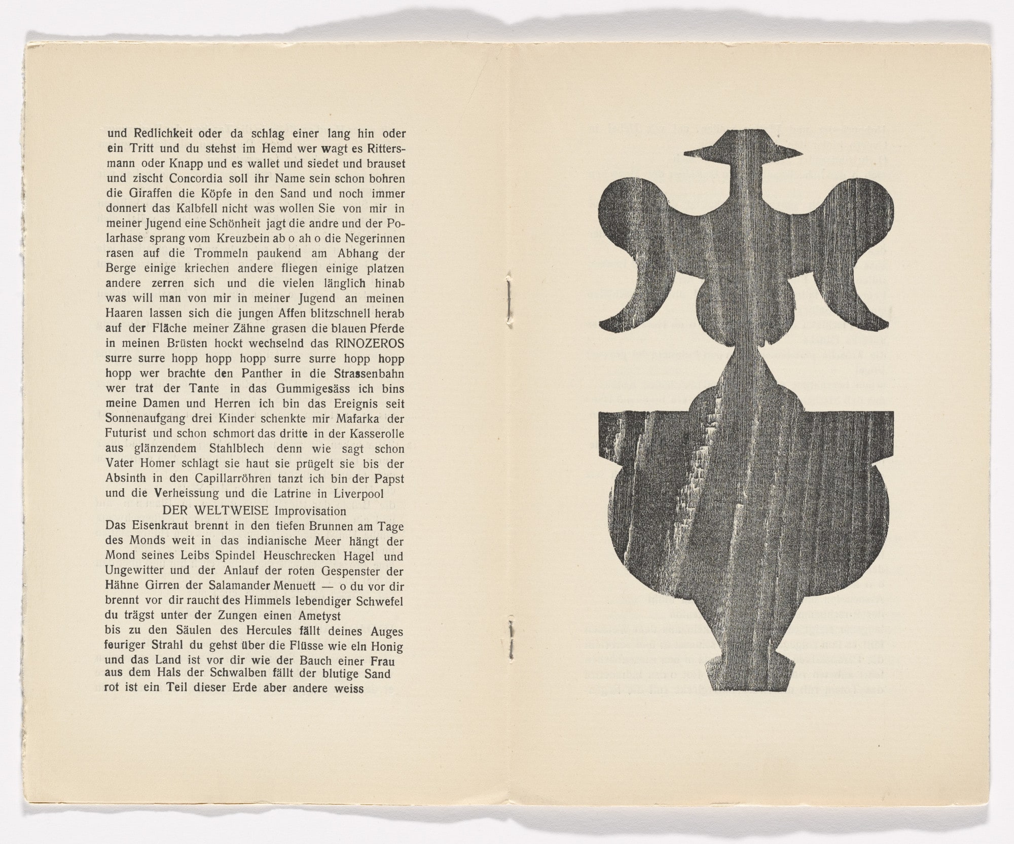 Plate (folio 5) from Phantastische Gebete (Fantastic Prayers)