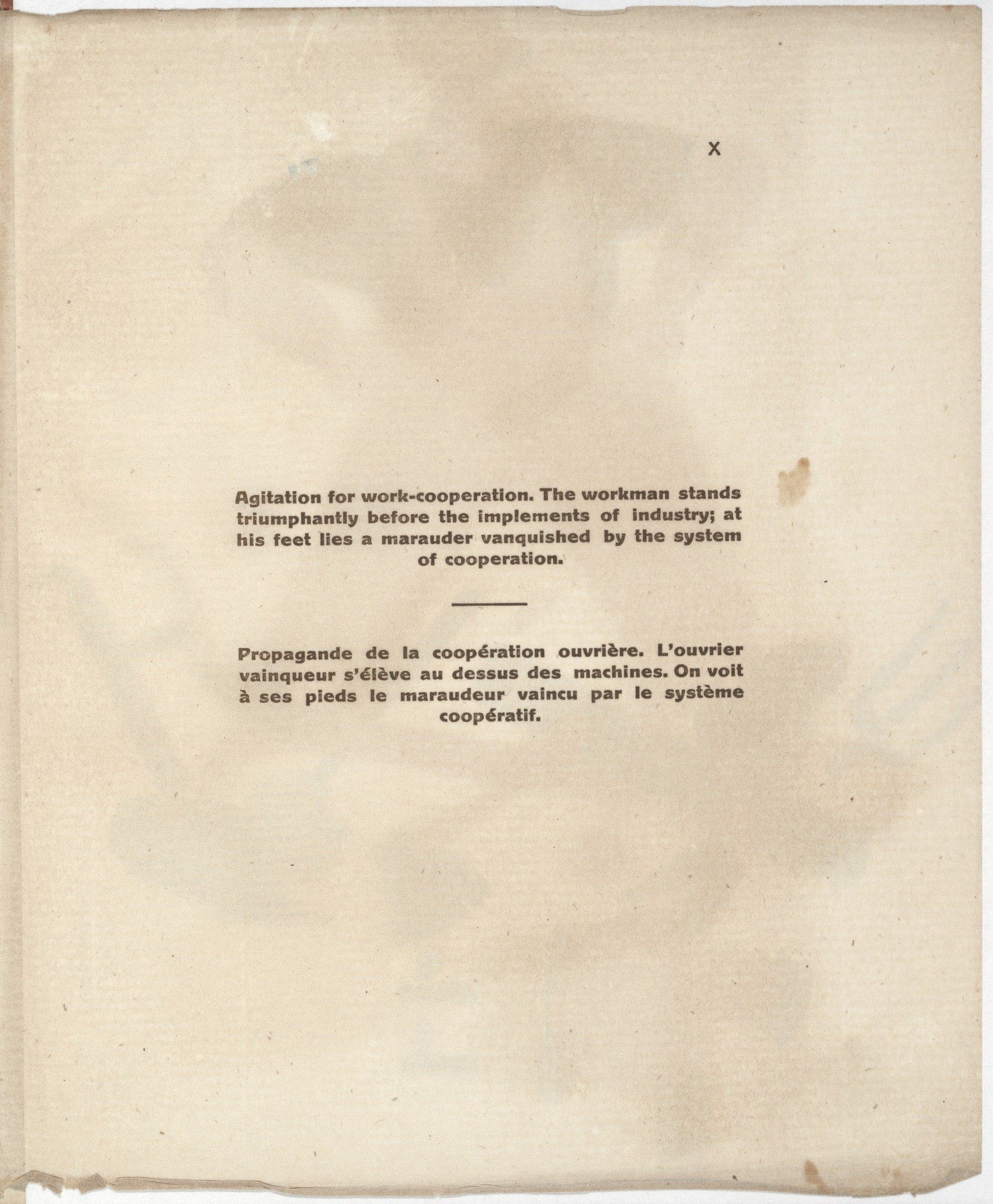 Placard Russe 1917-1922