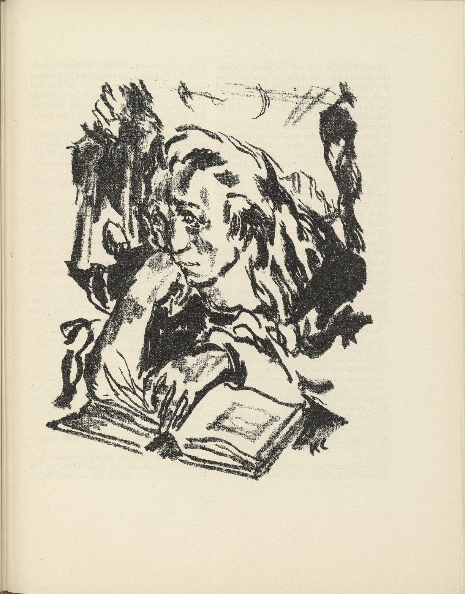 Untitled (plate, page 149) from the periodical Münchner Blätter für Dichtung und Graphik, vol. 1, no. 10 (October 1919)