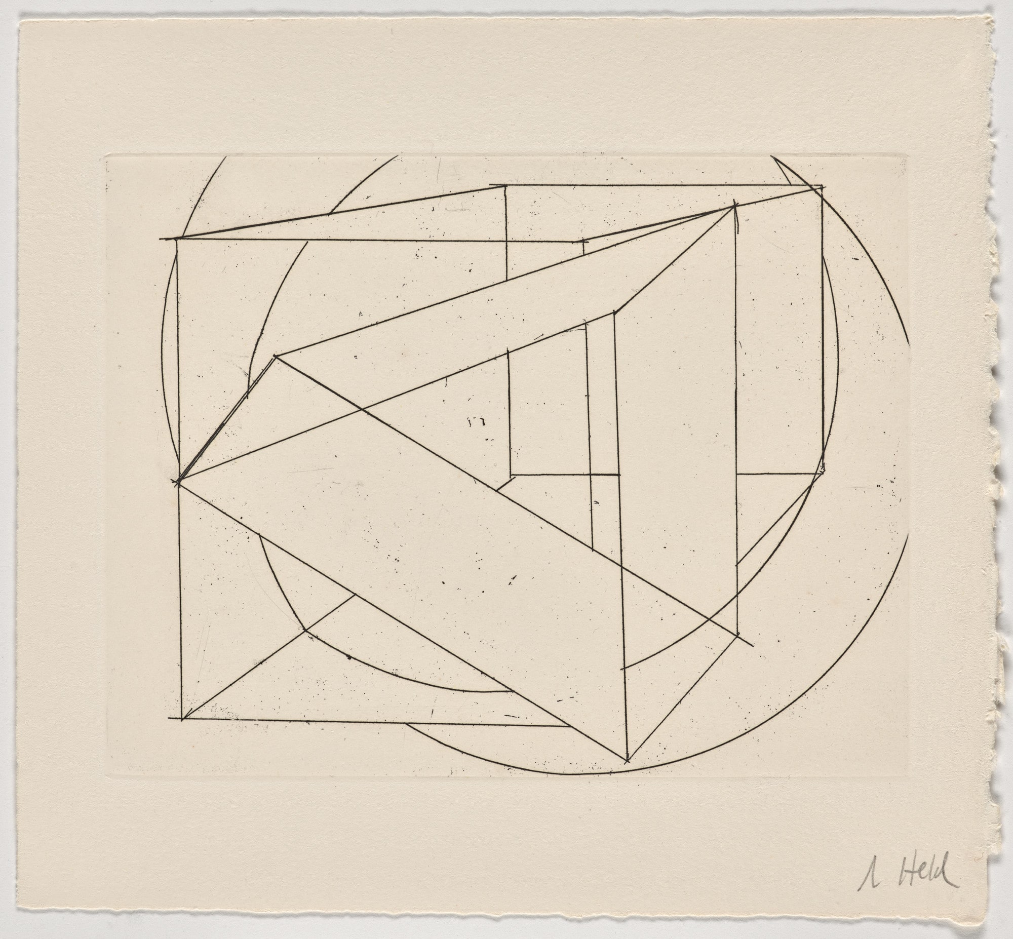 Duplicate of plate from page 37 (supplementary suite, plate 6) from Der Philosoph (The Philosopher)
