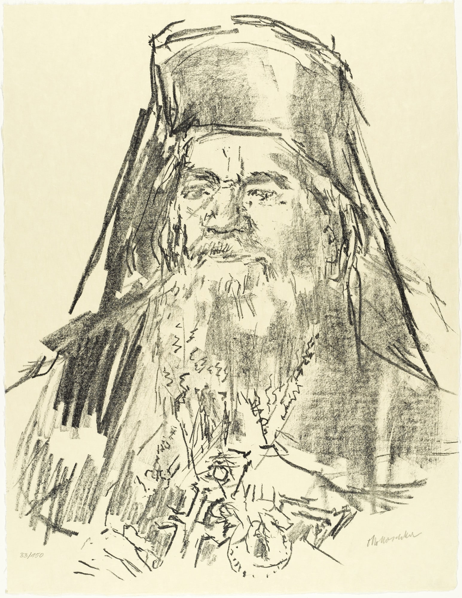 His Beatitude Benedictos I Greek Orthodox Patriarch of Jerusalem (plate 3) from Jerusalem Faces