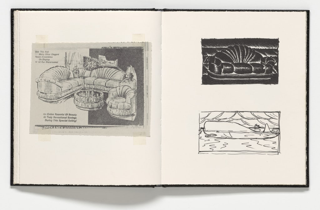 Double page plate (folios 11 [verso] and 12) from Sketchbook 1982