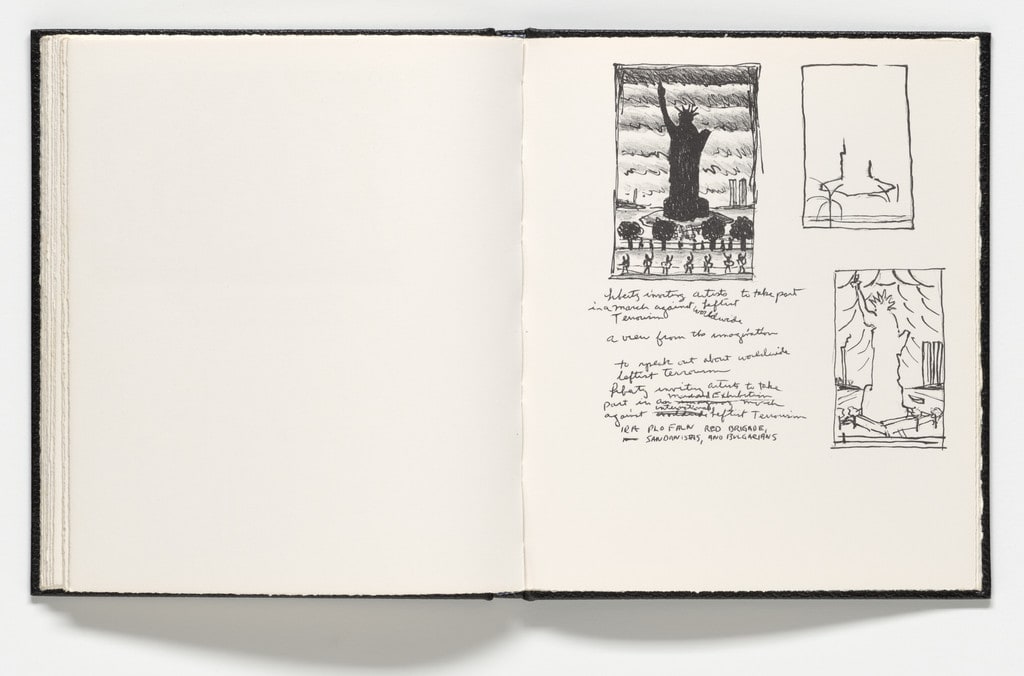Plate (folio 21) from Sketchbook 1982