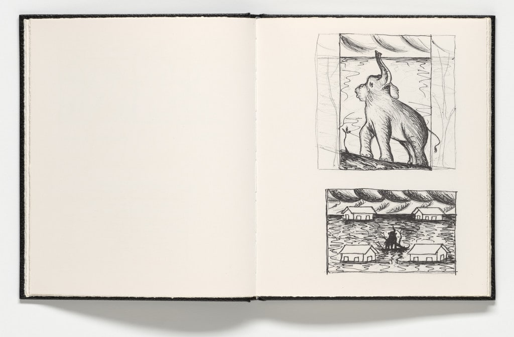 Plate (folio 4) from Sketchbook 1982