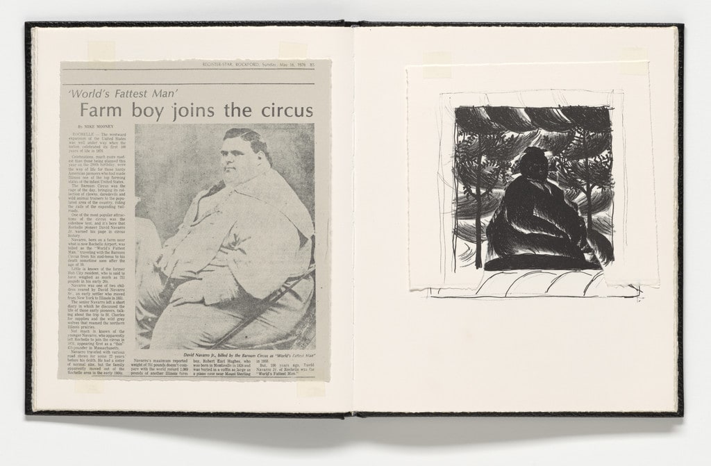 Double page plate (folios 5 [verso] and 6) from Sketchbook 1982