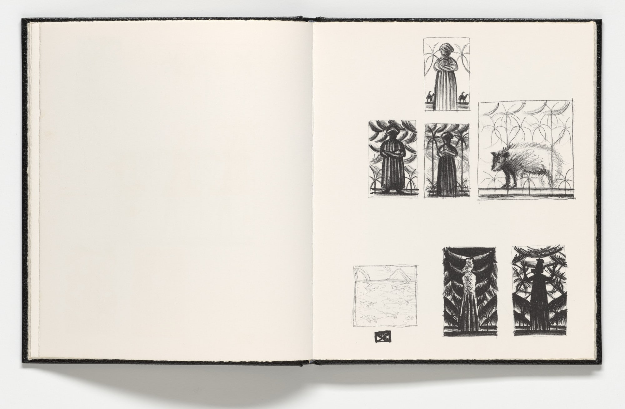 Plate (folio 8) from Sketchbook 1982