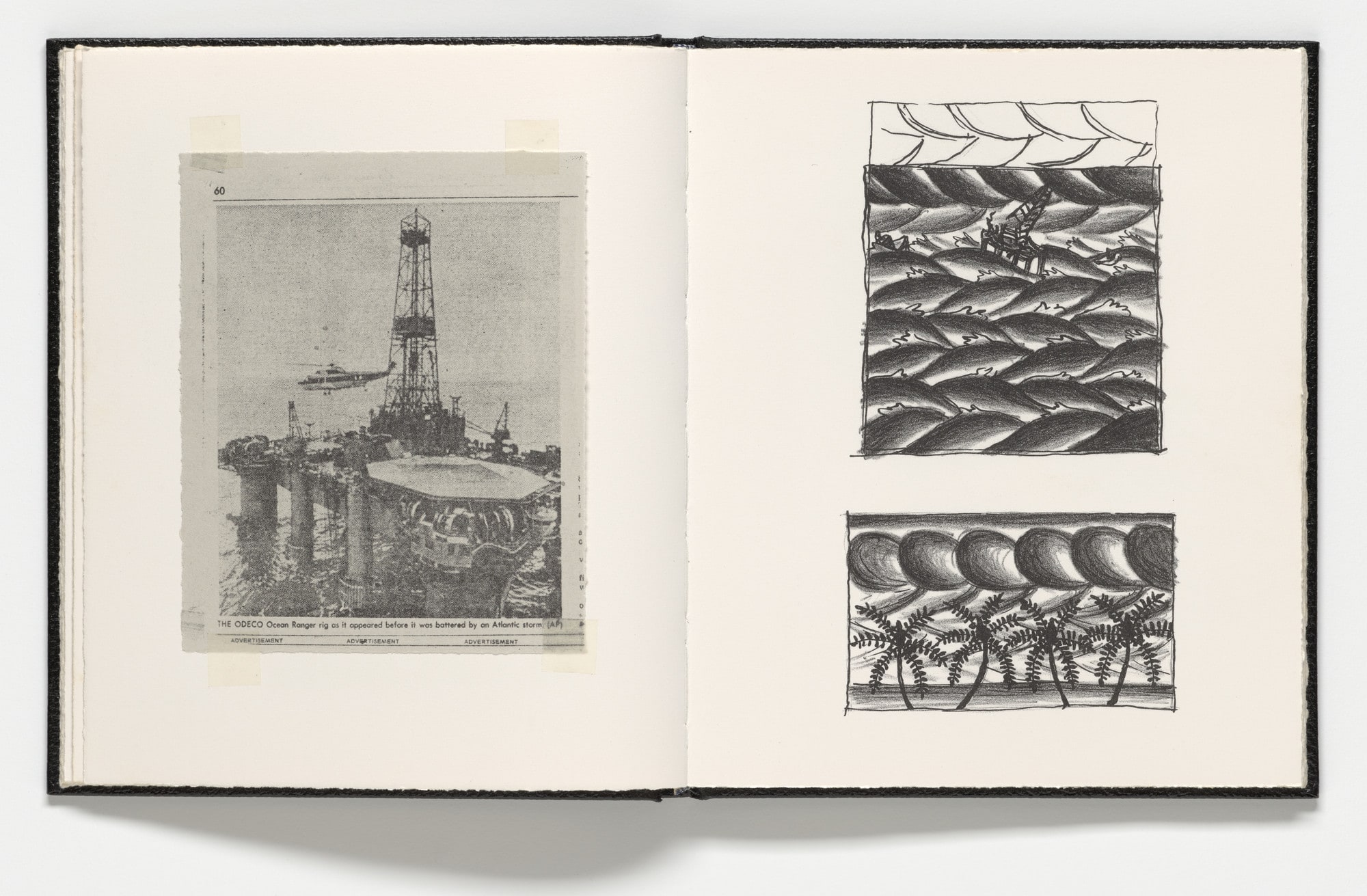 Double page plate (folios 9 [verso] and 10) from Sketchbook 1982