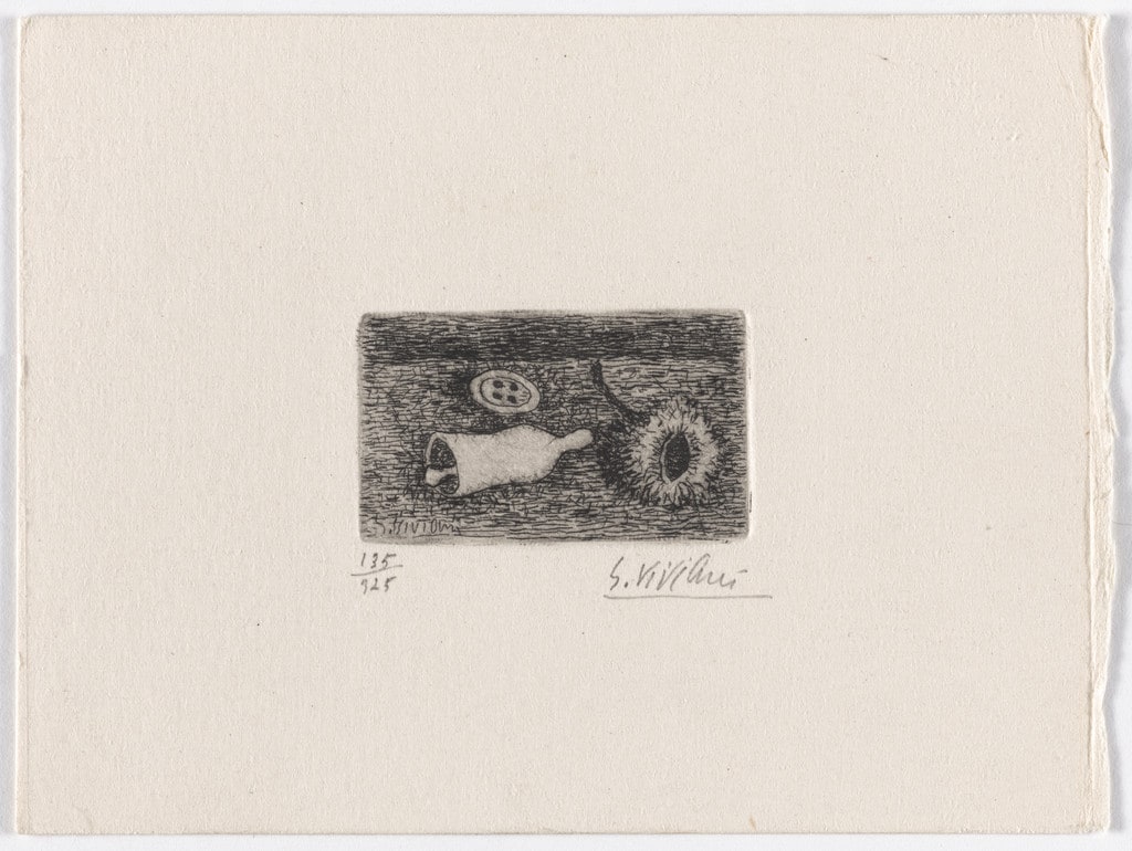 Thistle and Bell (Cardo e campanello) from Six Etchings by Giuseppe Viviani (Sei Incisioni di Giuseppe Viviani)