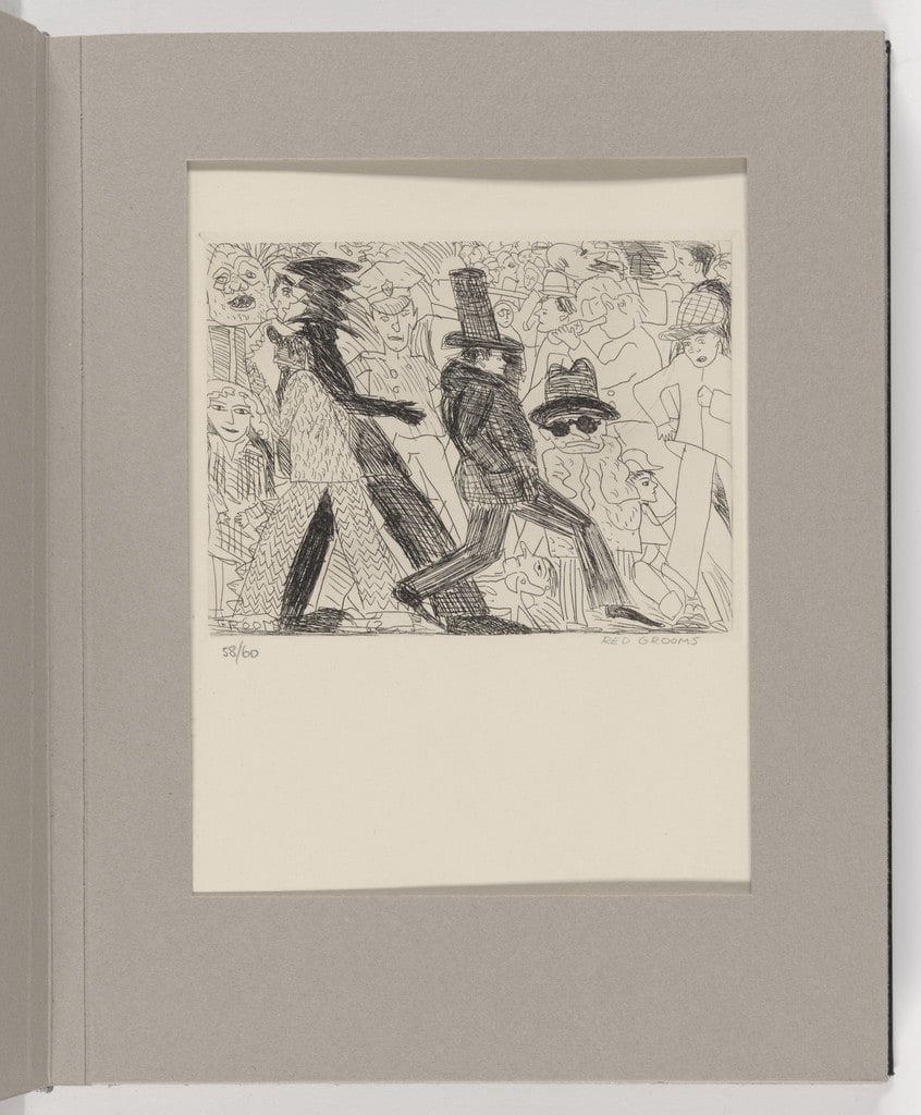 Untitled (plate 8) from The International Anthology of Contemporary Engraving: The International Avant-Garde, Volume 5: America Discovered (Anthologia internazionale dell'incisione contemporanea: L'Avanguardia internazionale: Volume 5: Scoperta dell'America)