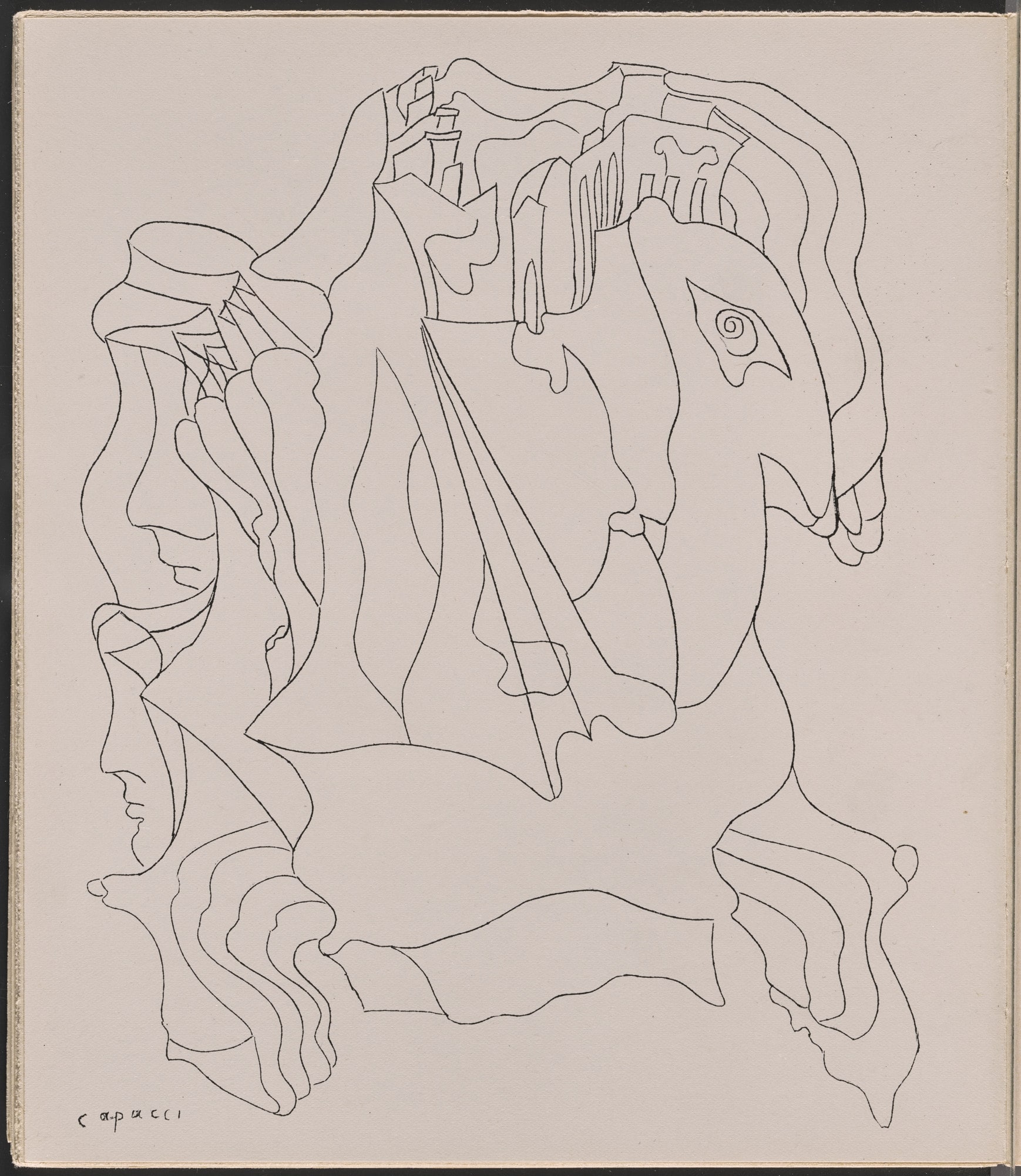 Plate from Le Surréalisme en 1947
