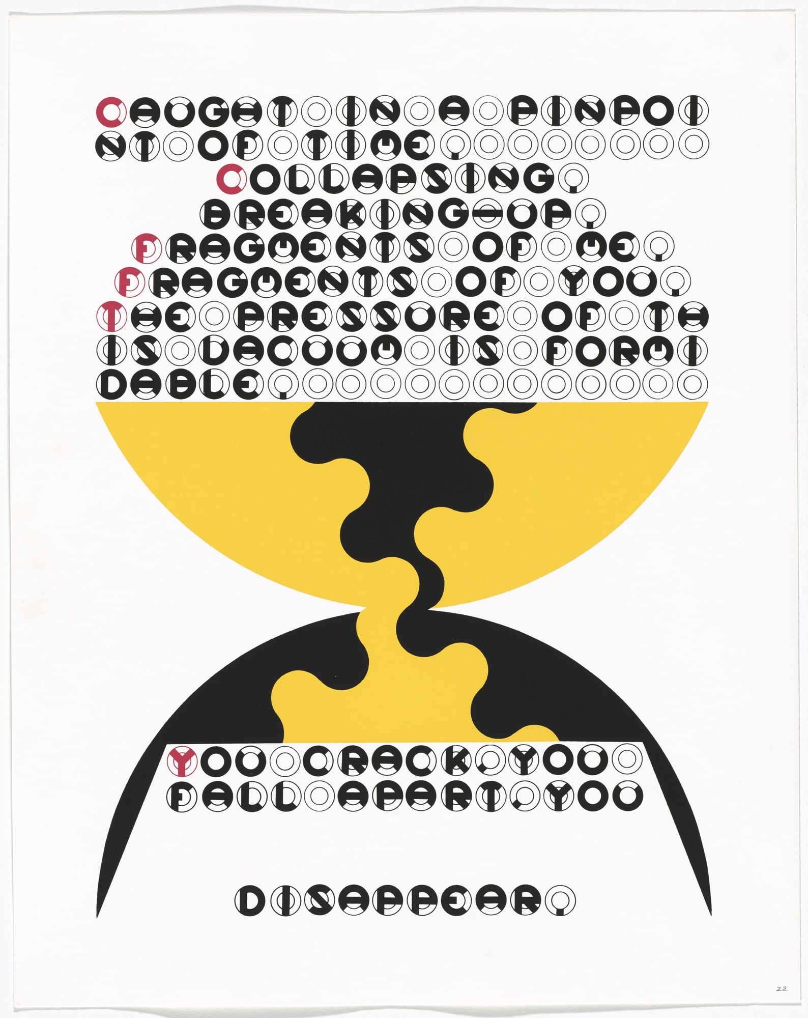 In-text plate and text (folio 45) from DMT 42