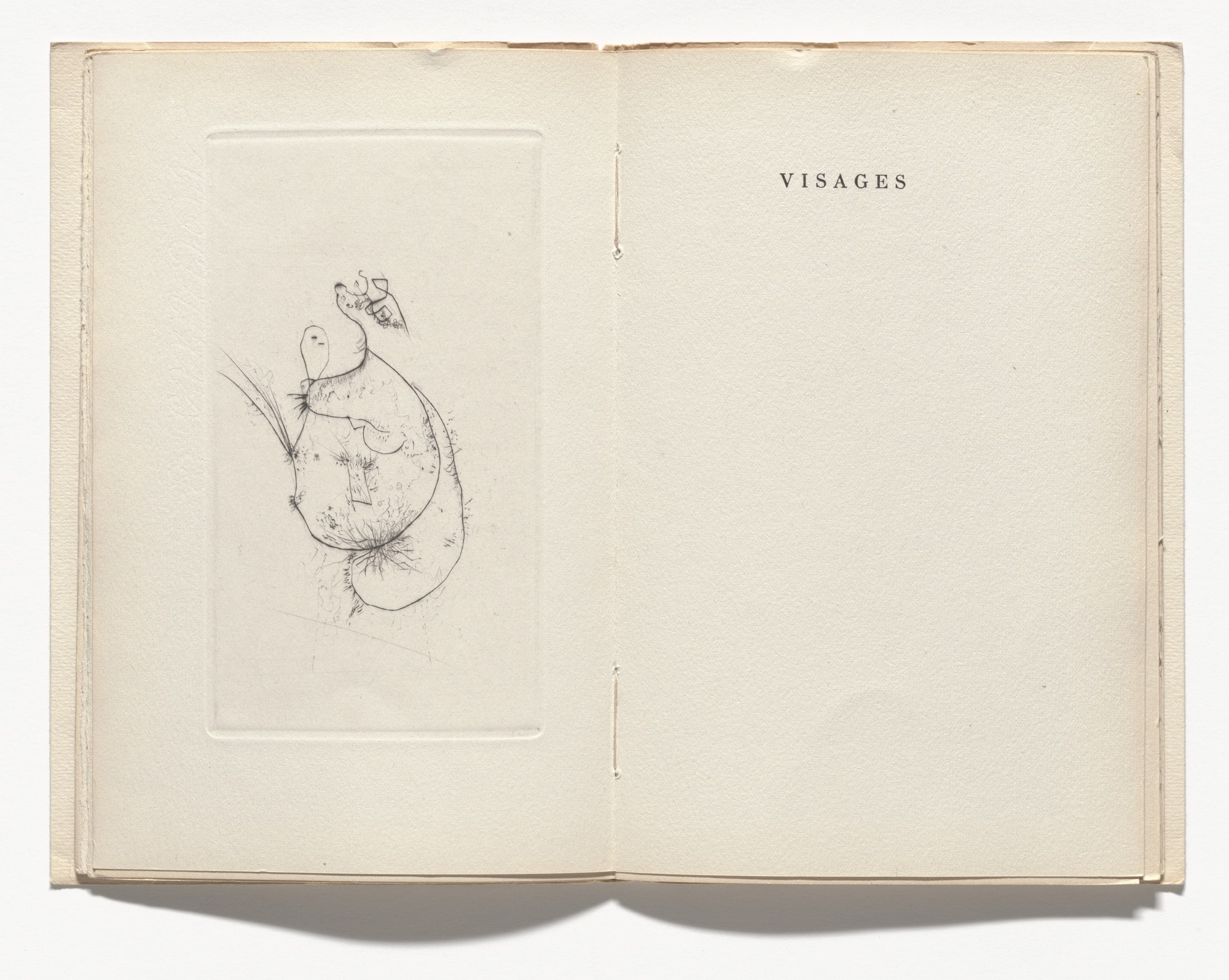 Visage I (plate, page 20) from Visages