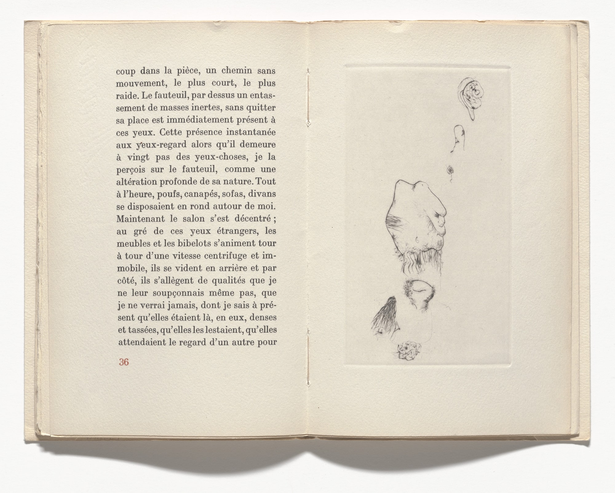 Visage III (plate, page 37) from Visages