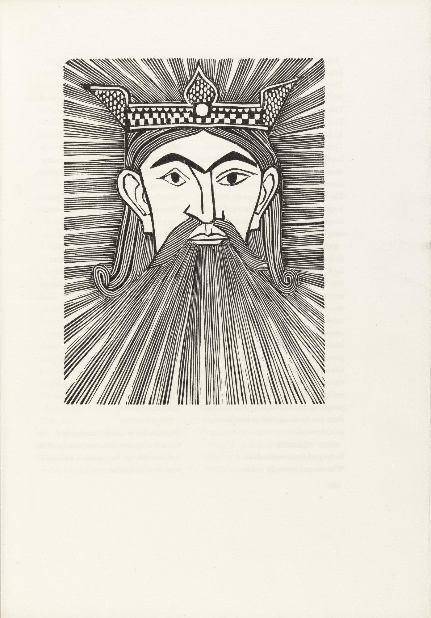 God, The Father (plate, page 27) from The Tower of Babel
