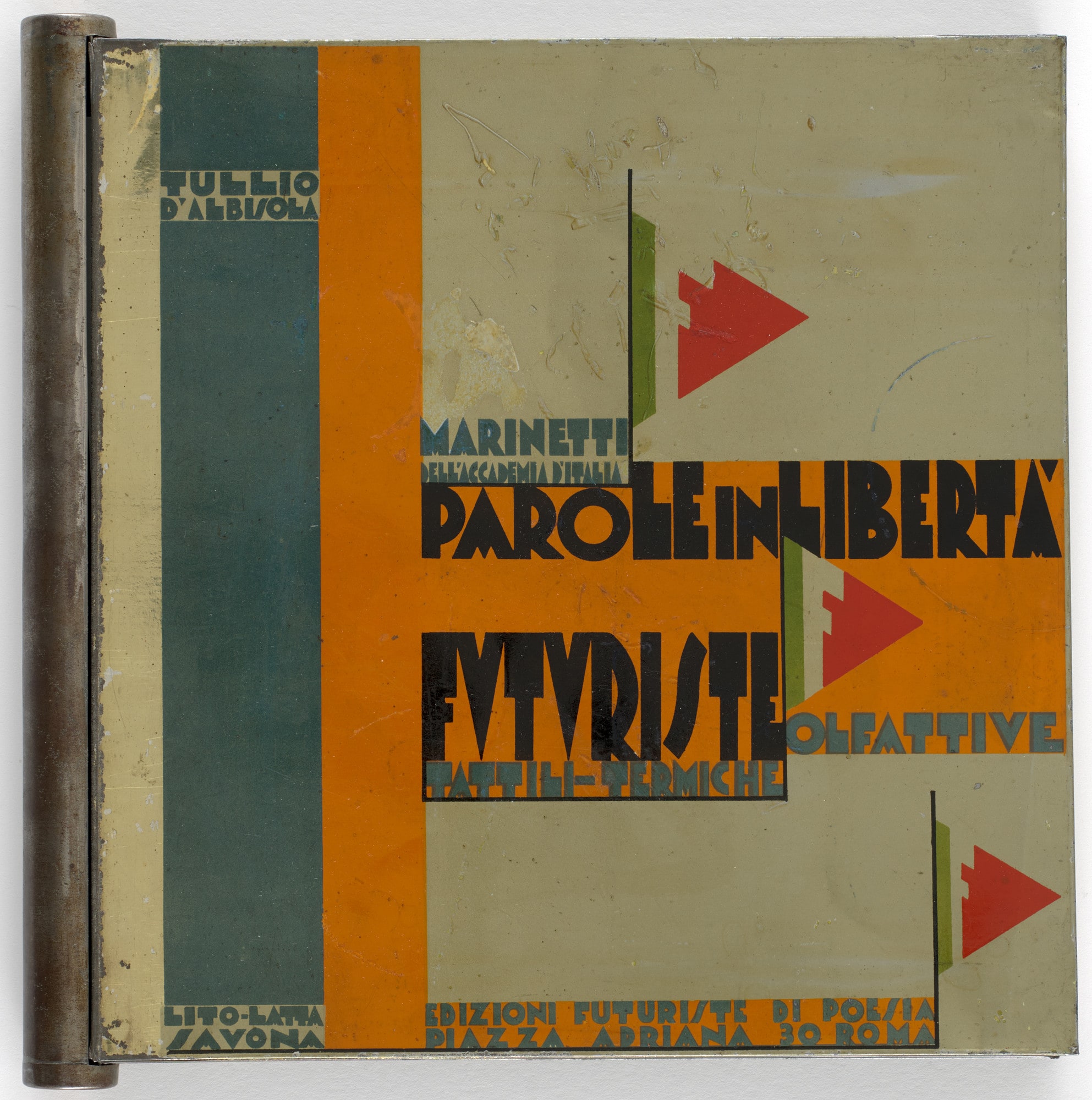 Parole in libertà futuriste, tattili-termiche olfattive (Words in Futurist, Olfactory, Tactile, Thermal Freedom)