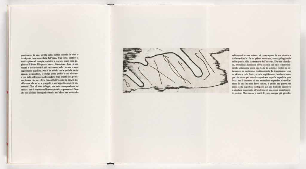 Double page fold-out plate (folios 7 and 8) from Piccolo circolo chiuso (Small Closed Circle)