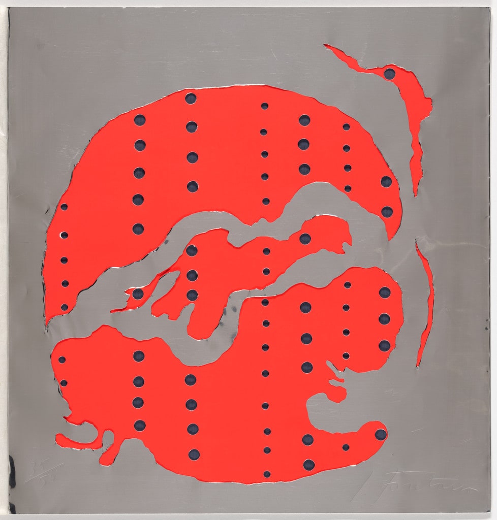 Concetto Spaziale (Teatrino), plate 2, from the portfolio Quattro oggetti di Lucio Fontana e due poesie di Salvatore Quasimodo (Four Objects by Lucio Fontana and Two Poems by Salvatore Quasimodo)
