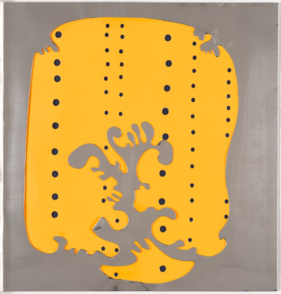 Concetto Spaziale (Teatrino), plate 4, from the portfolio Quattro oggetti di Lucio Fontana e due poesie di Salvatore Quasimodo (Four Objects by Lucio Fontana and Two Poems by Salvatore Quasimodo)