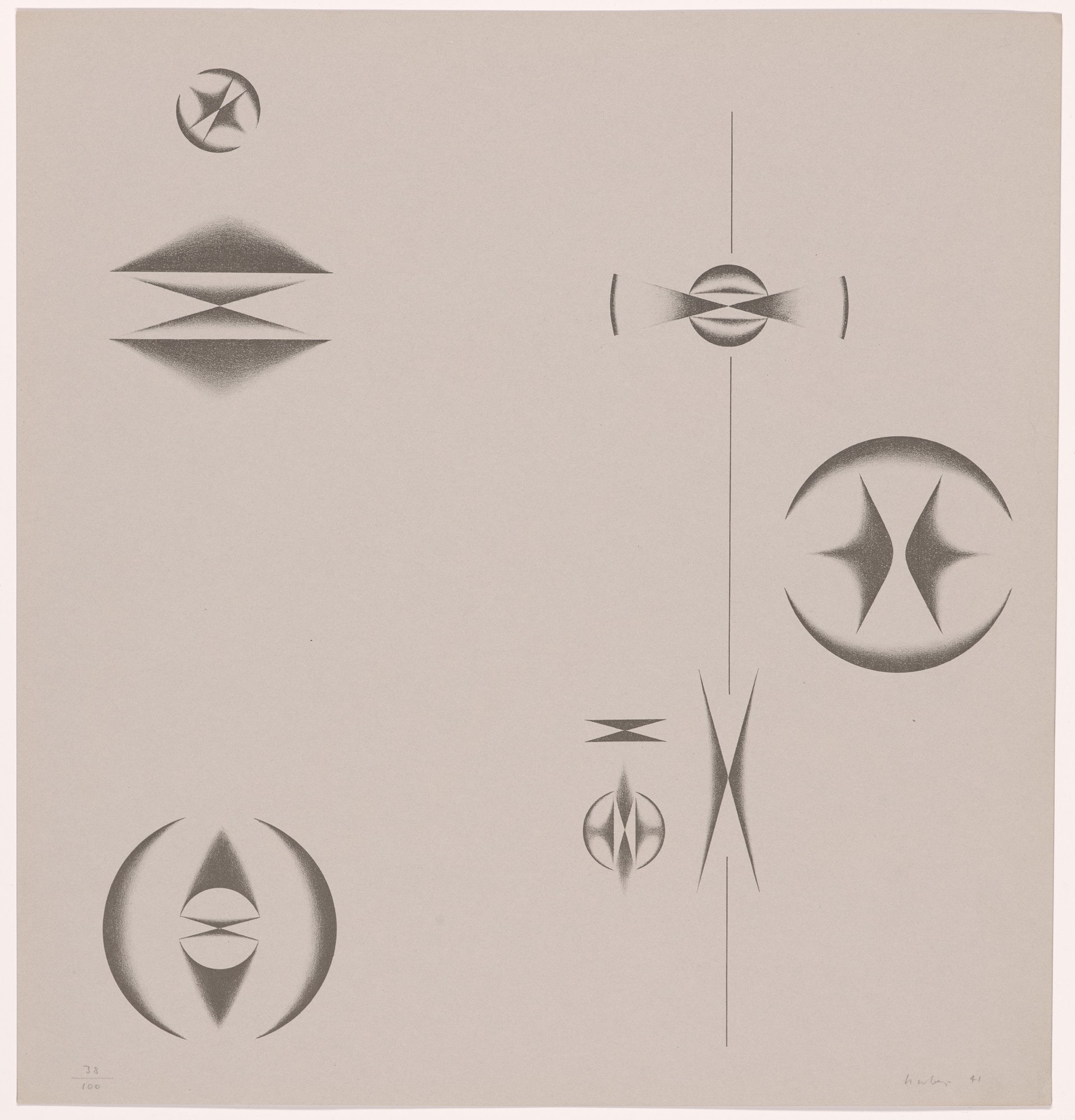 Plate (folio 8) from 5 Constructionen + 5 Compositionen