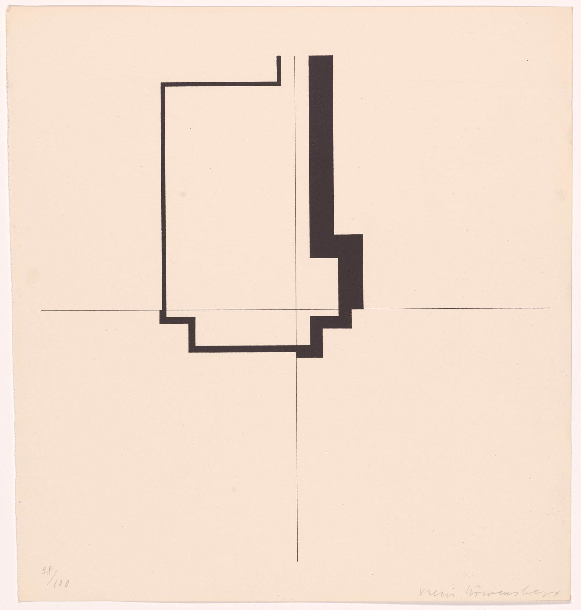 Plate (folio 10) from 5 Constructionen + 5 Compositionen